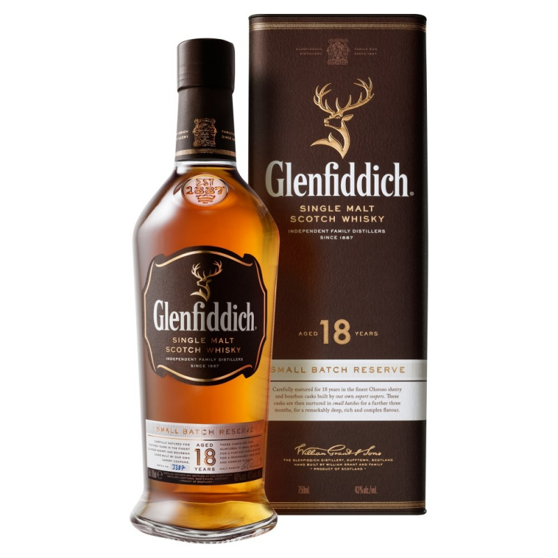 Glenfiddich 18年 Single Malt - 70cl/40%