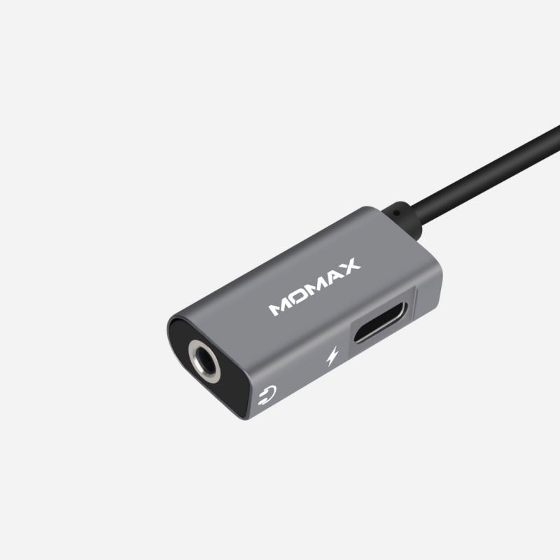 Momax One Link 2合1 Type-C 轉3.5mm耳機插及充電轉插線