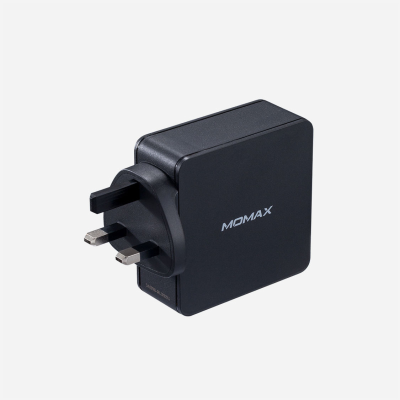 Momax One Plug 66W 雙PD 4插口快速充電器 (Type-C PD x 2 + QC 3.0 USB x 2)