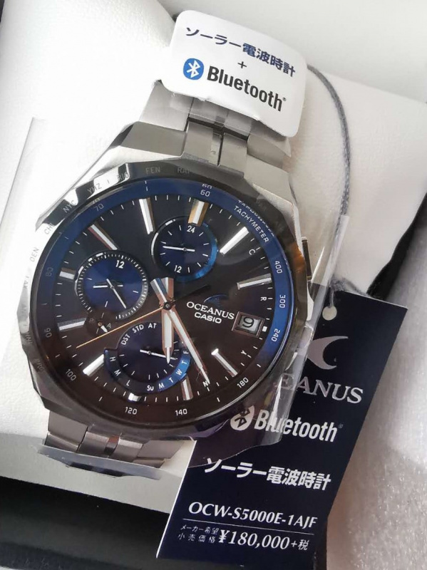 日本製造 Casio OCEANUS OCW-S5000E-1AJF 手錶