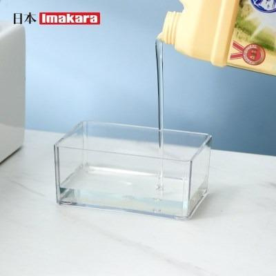 imakara洗潔精按壓盒海綿擦組合廚房洗潔精自動加液清潔工具