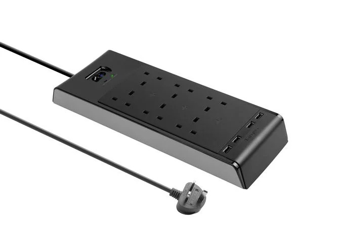 Targus 6位 + 4 USB 防雷拖板 SmartSurge™
