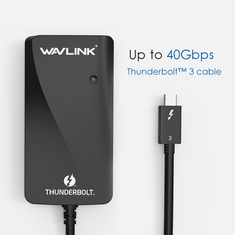Wavlink Thunderview II - Thunderbolt™ 3 Portable Dual 4K HDMI Adapter (WL-UTA01H) Wavlink Thunderview II - Thunderbolt™ 3 Portable Dual 4K HDMI Adapter (WL-UTA01H)