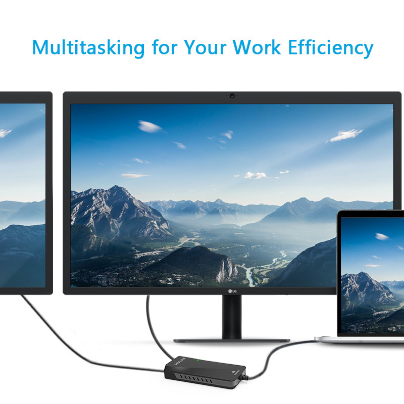 Wavlink Thunderview I - Thunderbolt™ 3 to Dual 4K DisplayPort Adapter (WL-UTA01D) Wavlink Thunderview I - Thunderbolt™ 3 to Dual 4K DisplayPort Adapter (WL-UTA01D)