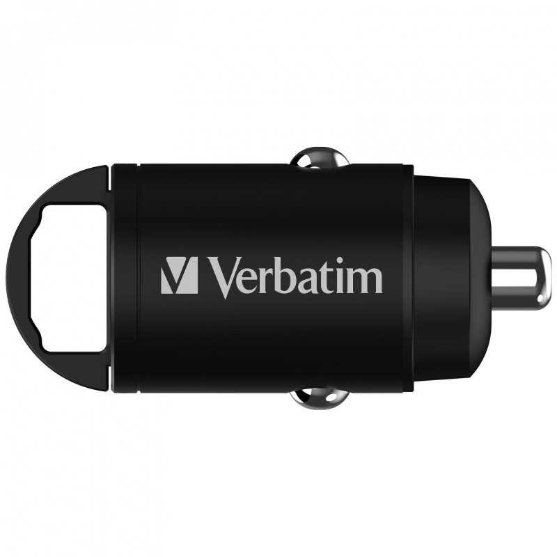 Verbatim 威寶 2 端口 33W PD & QC 3.0 迷你汽車充電器 (66681)