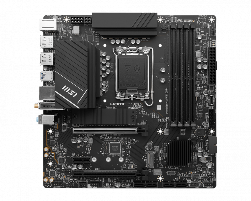 MSI PRO B760M-A WIFI DDR4 MATX (AM5) [現金優惠 $928]