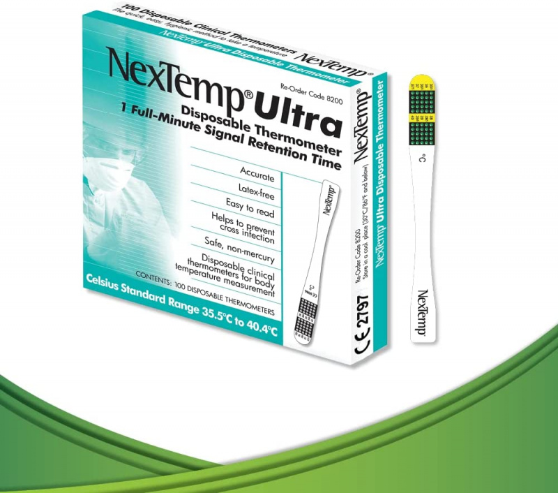 美國NexTemp Ultra 返學快側必備 小童快側必備 口探 探熱器 10片