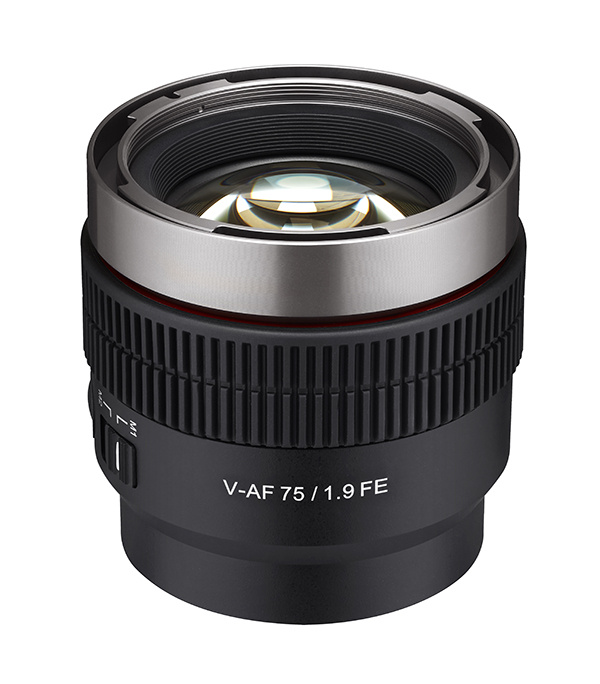 Samyang V-AF 75mm T1.9 FE Auto Cine Lens for Sony E 自動對焦電影鏡頭 (香港行貨)