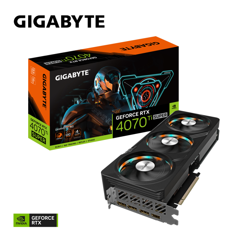 GIGABYTE GeForce RTX™ 4070 Ti SUPER GAMING OC 16G [現金優惠 $6950]