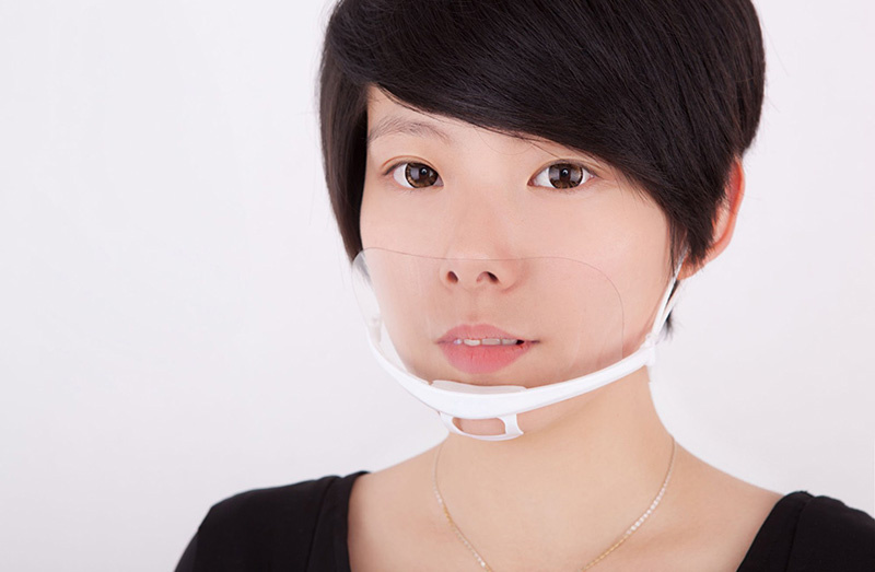透明微笑口罩 食品口罩 食用口罩 餐廳食店 酒店 厨房員工專用 10個裝 TMQ-01