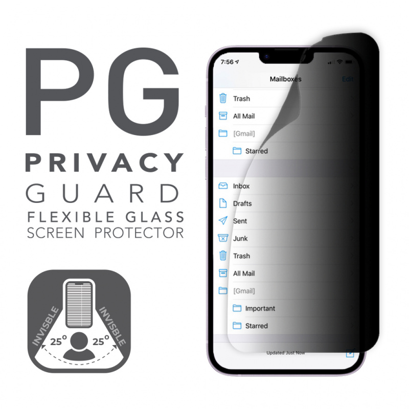 ARMOR iPhone 14 Plus / 14 軟性玻璃9H防窺螢幕保護貼
