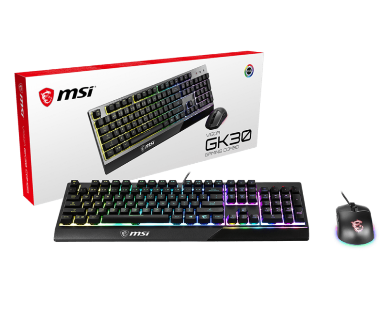MSI VIGOR GK30 COMBO - ( BLACK / WHITE )