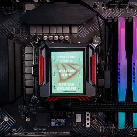 Valkyrie (VALKYRIE) E240 VK 2.4"LCD H.264 CPU water cooling radiator - Black