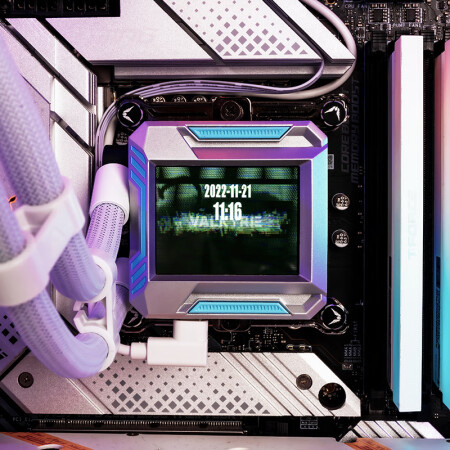 Valkyrie (VALKYRIE) E240 VK 2.4"LCD H.264 CPU water cooling radiator - White Valkyrie (VALKYRIE) E240 VK 2.4"LCD H.264 CPU water cooling radiator - White