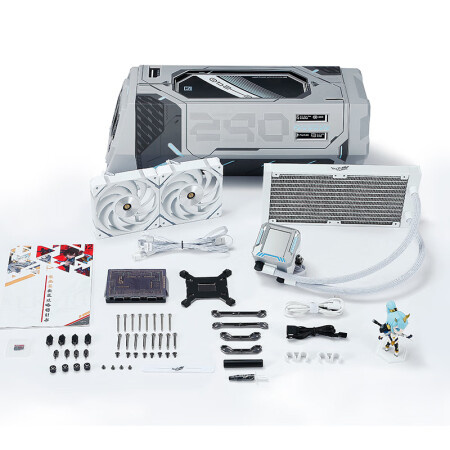 Valkyrie (VALKYRIE) E240 VK 2.4"LCD H.264 CPU water cooling radiator - White Valkyrie (VALKYRIE) E240 VK 2.4"LCD H.264 CPU water cooling radiator - White