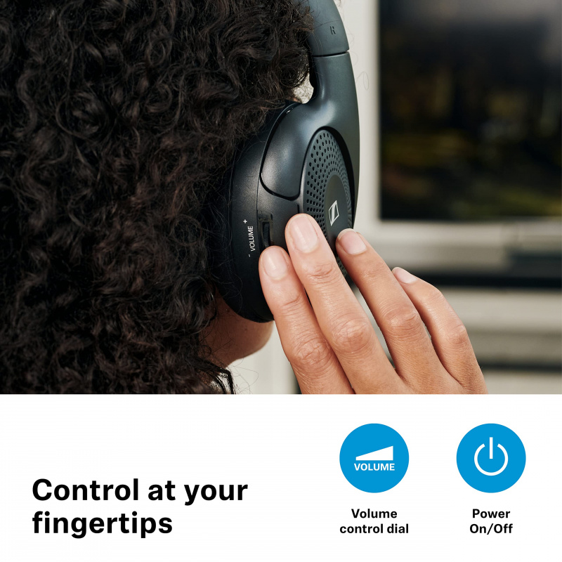 【全港免運費 行貨2年保養】Sennheiser RS 120-W On-Ear Wireless TV Headphones 無線電視耳機