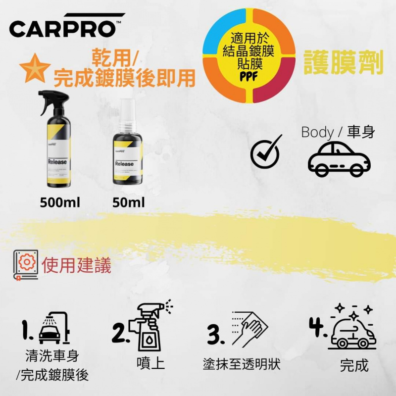 CarPro Release 護膜劑 500ml