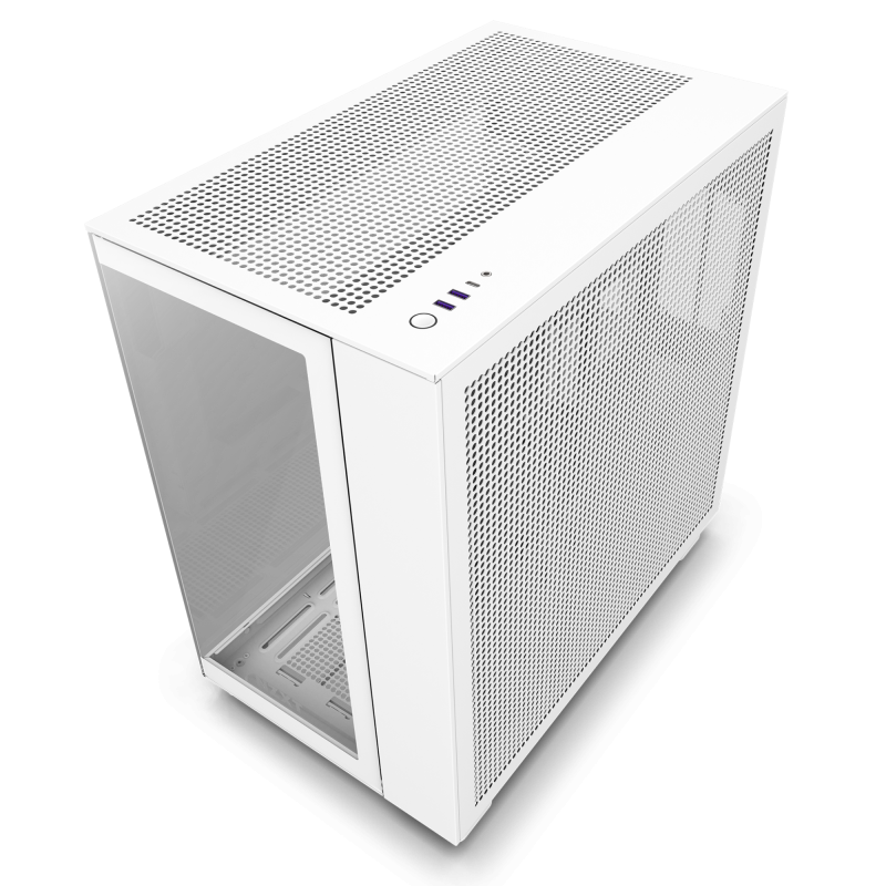NZXT H9 Flow Dual-Chamber Mid-Tower Airflow Case - ( Black / White )