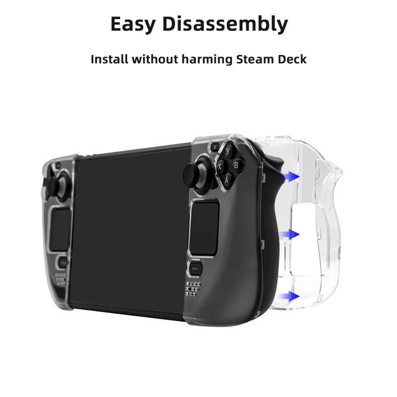 Steam Deck/Steam Deck OLED帶支架水晶保護套