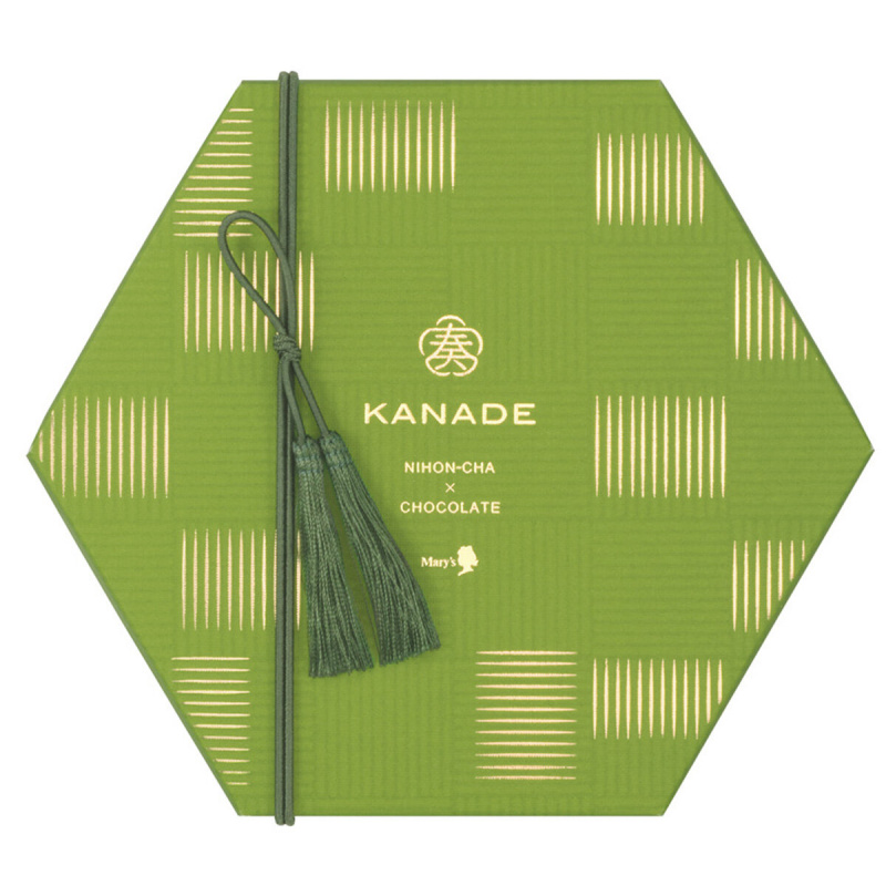 日本Mary's《奏》典雅華麗 6款日本茶朱古力 六角形精緻工藝禮盒 (1盒12件)(867)【市集世界 - 日本市集】