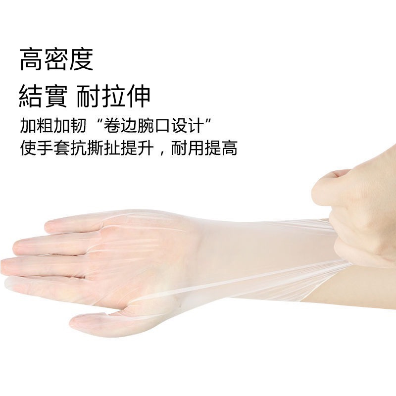 創潮聯盟版 出口品質食物級橡膠一次性手套
