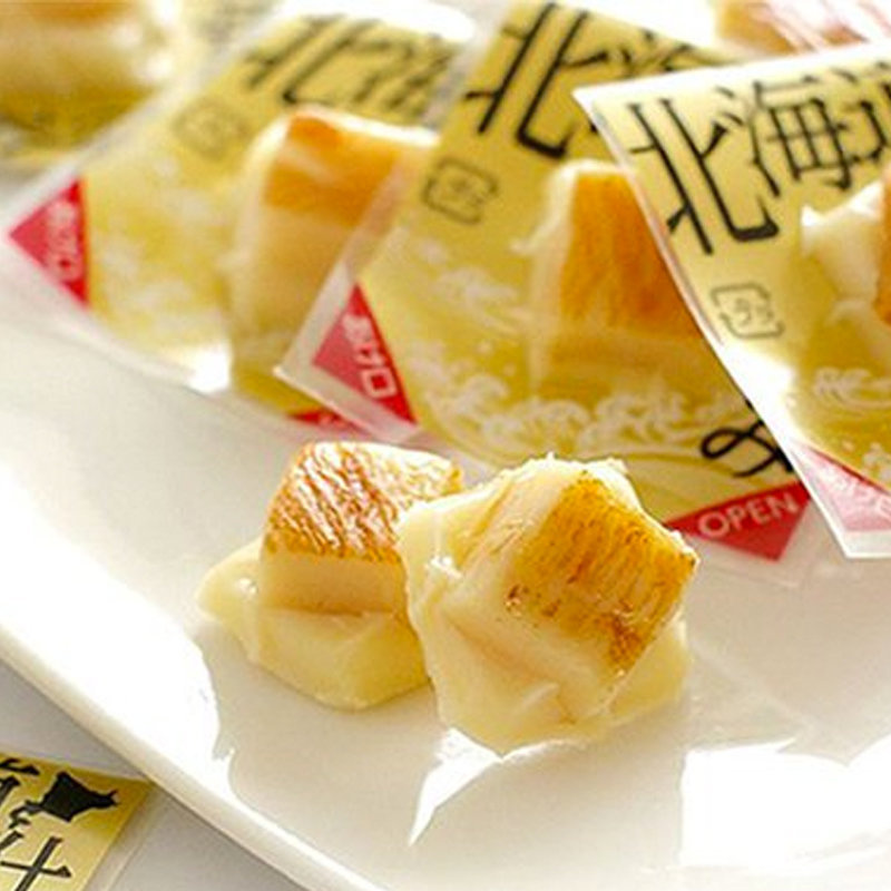 日本【山榮食品】北海道 獨立包裝 一口煙燻芝士魷魚 120g【市集世界 - 日本市集】