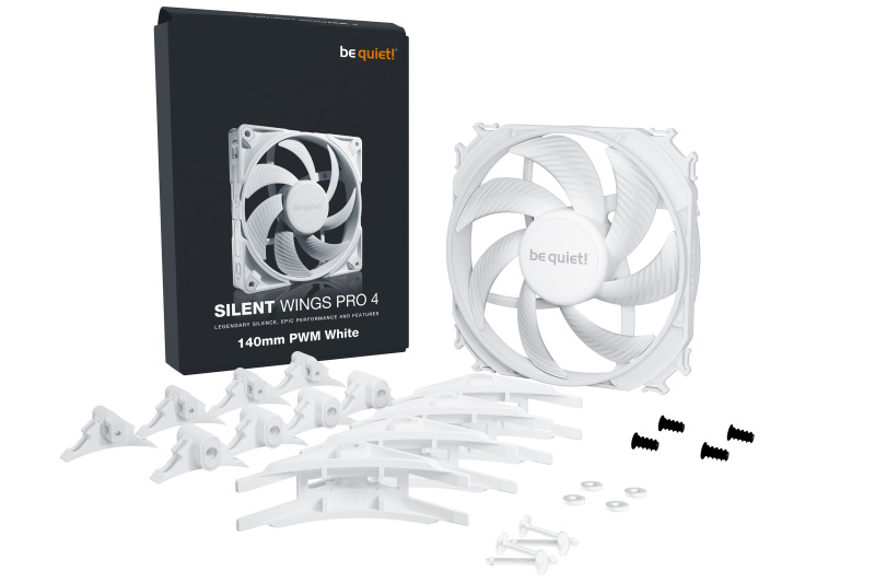 be quiet! SILENT WINGS 4 PRO 120MM / 140mm PWM ( Black / White )