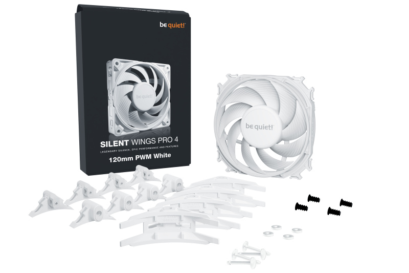 be quiet! SILENT WINGS 4 PRO 120MM / 140mm PWM ( Black / White )