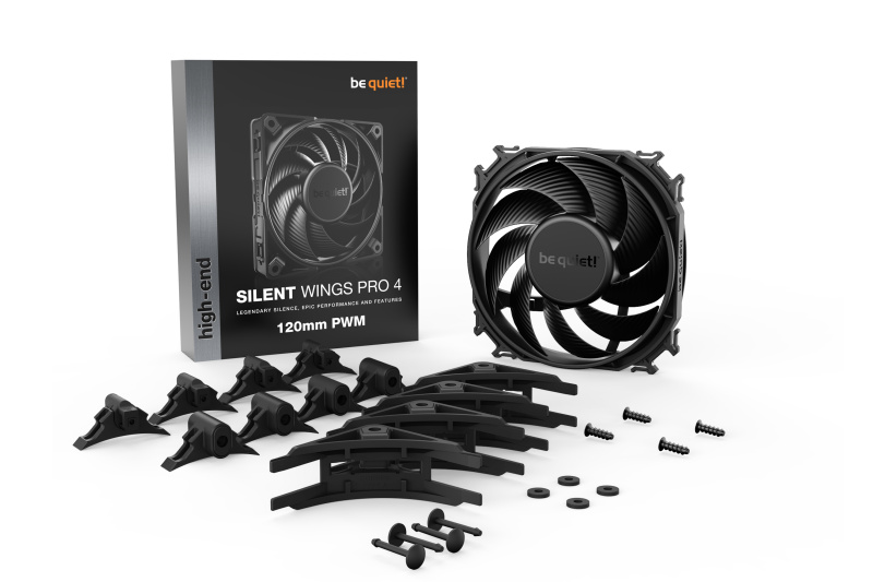 be quiet! SILENT WINGS 4 PRO 120MM / 140mm PWM ( Black / White )