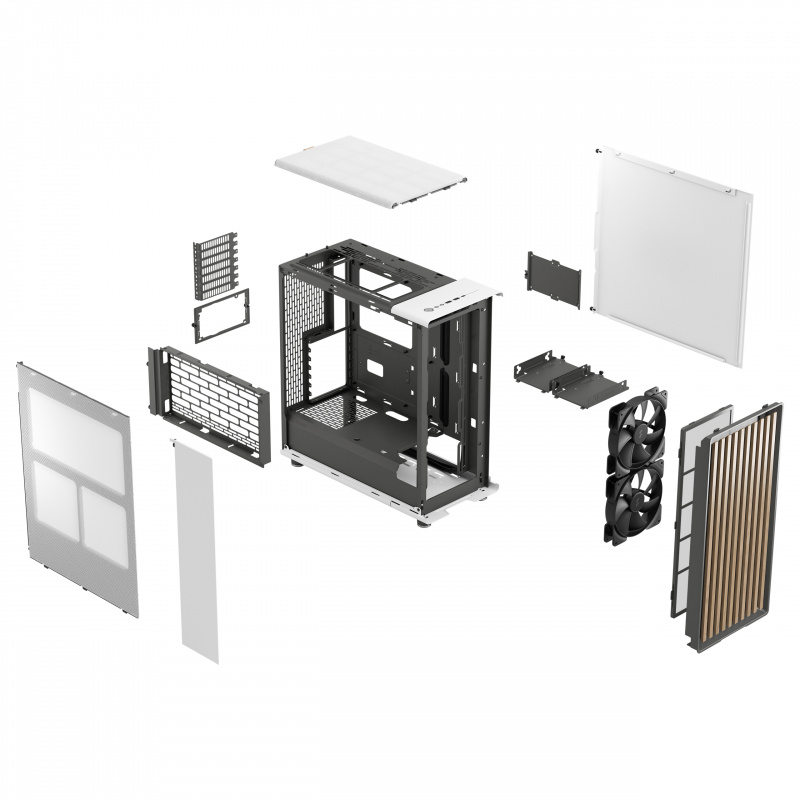 Fractal Design North Chalk White ( FD-C-NOR1C-03 ) Fractal Design North Chalk White ( FD-C-NOR1C-03 )