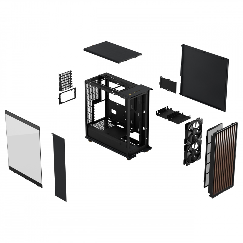 Fractal Design North Charcoal Black TG Light Tint ( FD-C-NOR1C-02 )