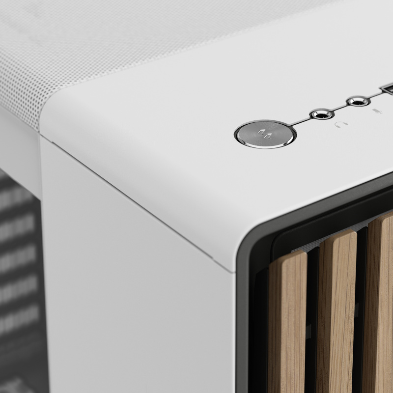 Fractal Design North Chalk White TG Clear Tint ( FD-C-NOR1C-04 )