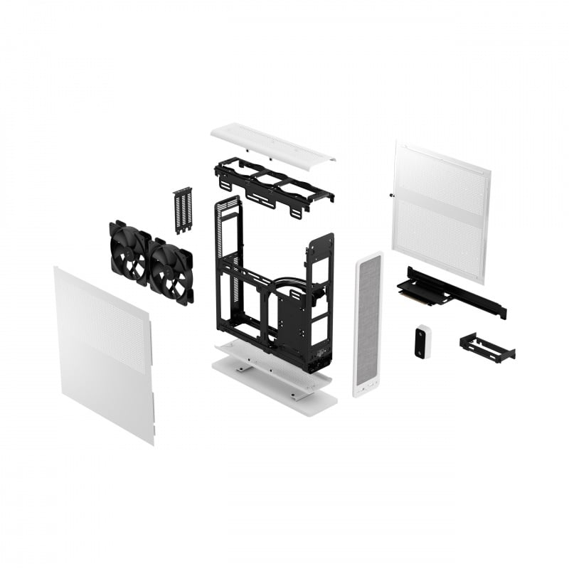 Fractal Design Ridge (PCIe 4.0) White mITX ( FD-C-RID1N-02 ) Fractal Design Ridge (PCIe 4.0) White mITX ( FD-C-RID1N-02 )