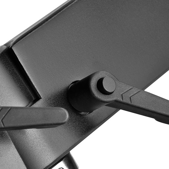 SilverStone Horizontal dual LCD monitor desk stand - LARGE (SST-ARM23BS-L) SilverStone Horizontal dual LCD monitor desk stand - LARGE (SST-ARM23BS-L)
