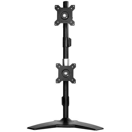 SilverStone Horizontal dual LCD monitor desk stand (ARM24BS)