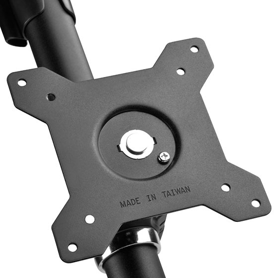 SilverStone Horizontal dual LCD monitor desk stand (ARM24BS)