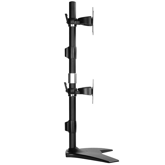 SilverStone Horizontal dual LCD monitor desk stand (ARM24BS)