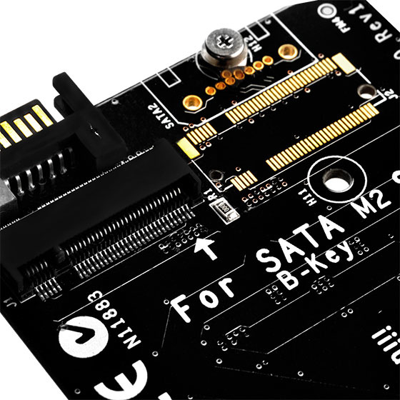 SilverStone ECM20 M.2 to PCIe X4 / SATA 6G adpater (ECM20)