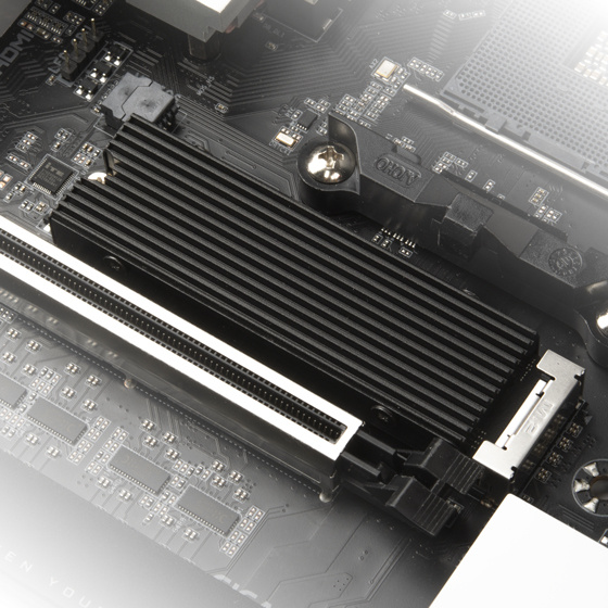 SilverStone Slim-profile aluminum alloy M.2 SSD cooling kit (TP05) SilverStone Slim-profile aluminum alloy M.2 SSD cooling kit (TP05)