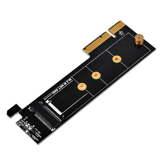 SilverStone 1U M.2 M Key PCIe NVMe Adapter to PCIe X4 (ECM25)
