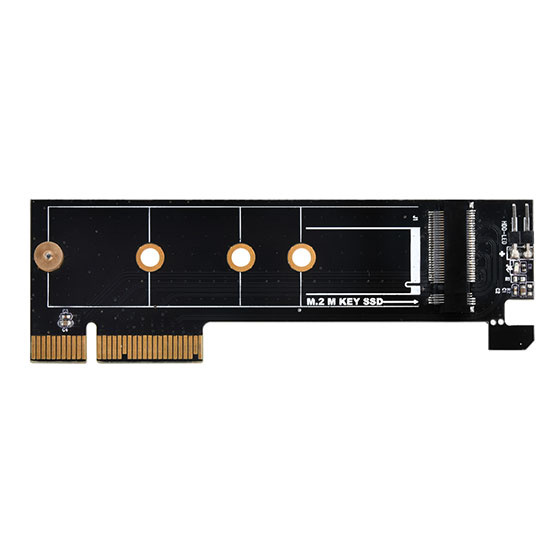 SilverStone 1U M.2 M Key PCIe NVMe Adapter to PCIe X4 (ECM25)