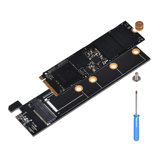 SilverStone 1U M.2 M Key PCIe NVMe Adapter to PCIe X4 (ECM25)