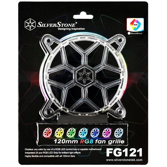 SilverStone FG121 RGB Fan Grille (FG121) SilverStone FG121 RGB Fan Grille (FG121)