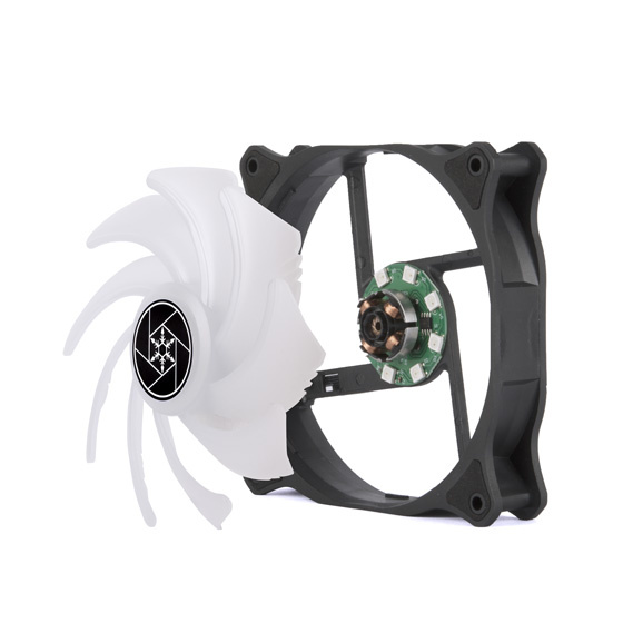 SILVERSTONE Air Blazer 120R Brilliant addressable RGB radiator and heatsink fan SILVERSTONE Air Blazer 120R Brilliant addressable RGB radiator and heatsink fan