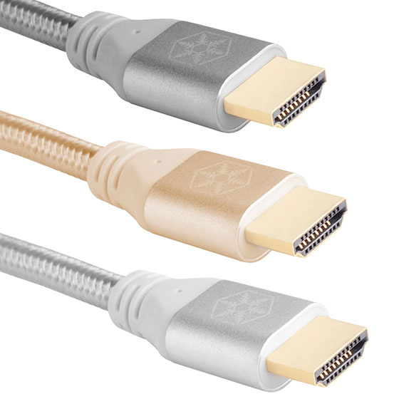 SilverStone CPH01 4K 60Hz HDMI Cable - Charcoal (CPH01C-1800)