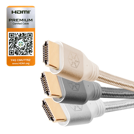 SilverStone CPH01 4K 60Hz HDMI Cable - Gold (CPH01G-1800)