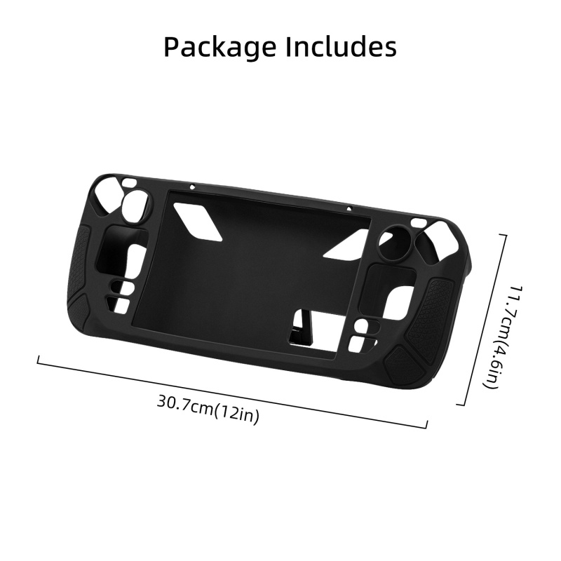 Steam Deck/Steam Deck OLED專用矽膠保護套連桌面支架