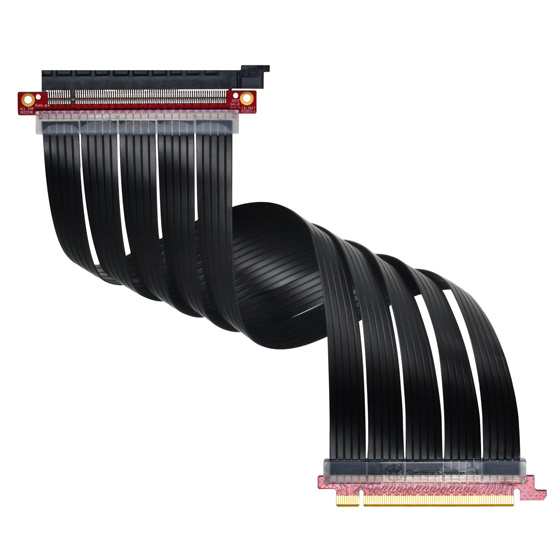 SilverStone RC04 High Quality Flexible PCIe x16 Rise Ribbon Cable (400mm) SilverStone RC04 High Quality Flexible PCIe x16 Rise Ribbon Cable (400mm)