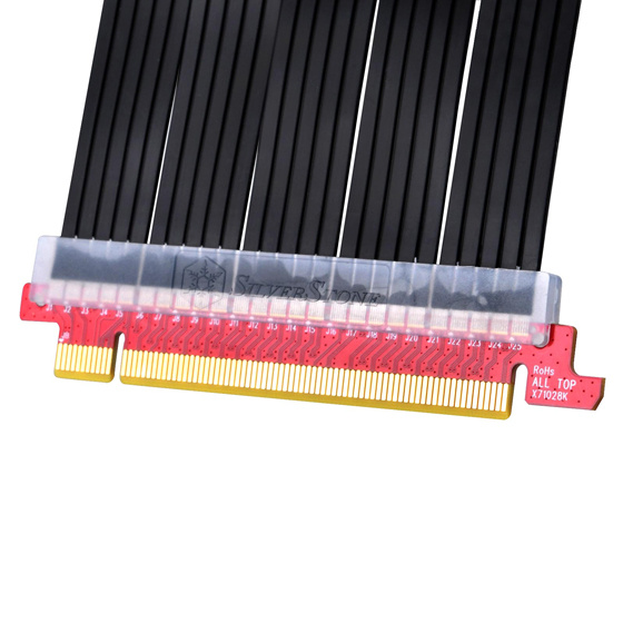 SilverStone RC04 High Quality Flexible PCIe x16 Rise Ribbon Cable (400mm) SilverStone RC04 High Quality Flexible PCIe x16 Rise Ribbon Cable (400mm)