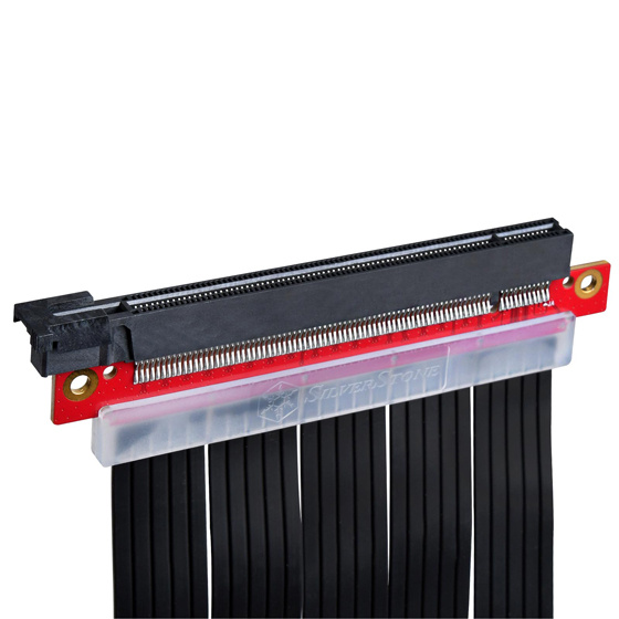 SilverStone RC04 High Quality Flexible PCIe x16 Rise Ribbon Cable (400mm) SilverStone RC04 High Quality Flexible PCIe x16 Rise Ribbon Cable (400mm)